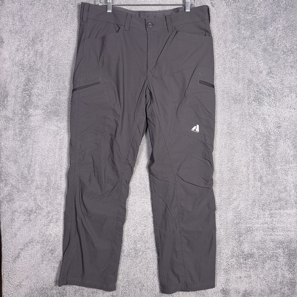 Eddie Bauer First Ascent Pant Men 36x32 Fleece Lined Cargo GuidePro Utility Tech